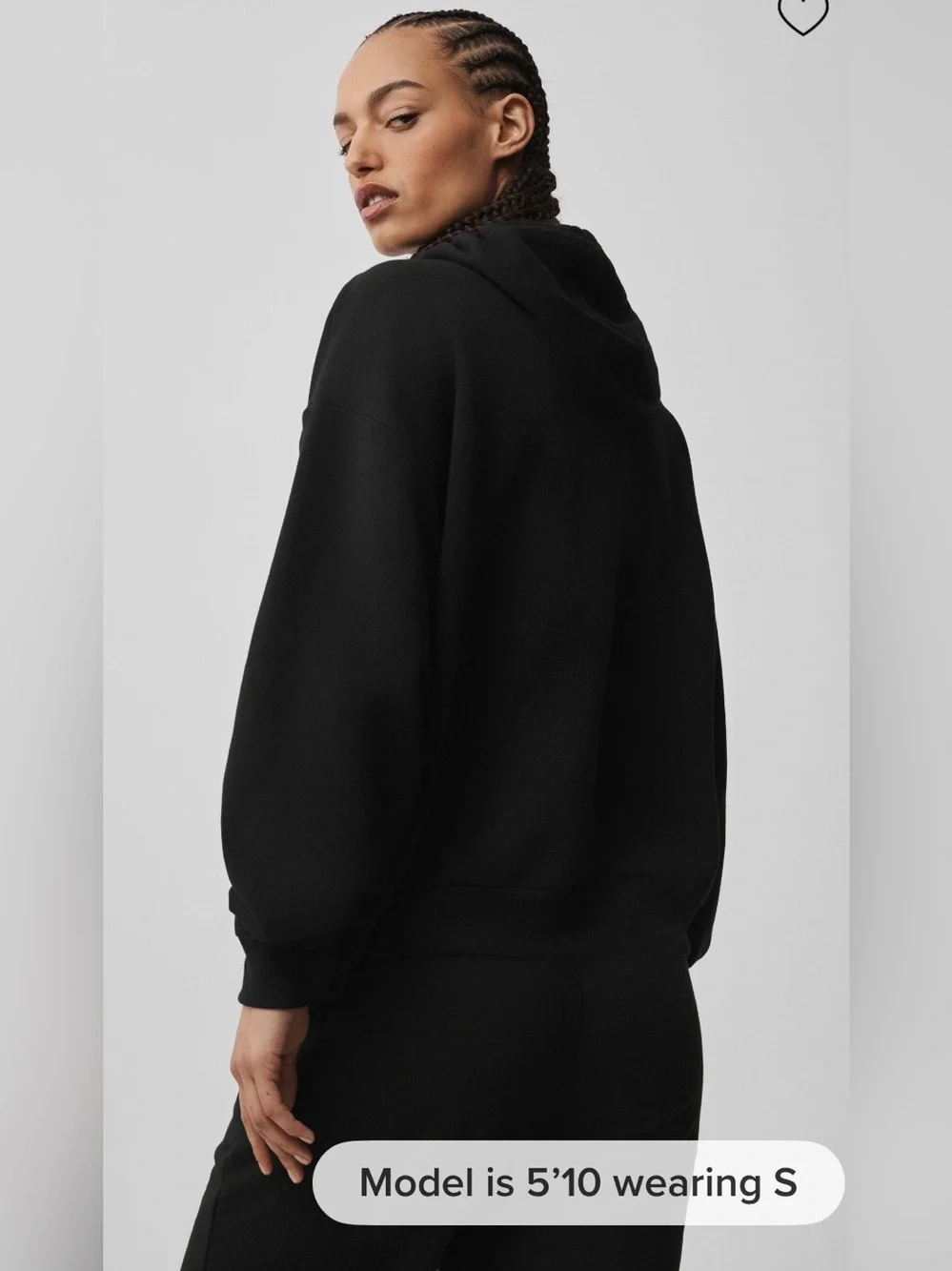 ALO Yoga NWT Accolade Full Zip Hoodie Black Size M